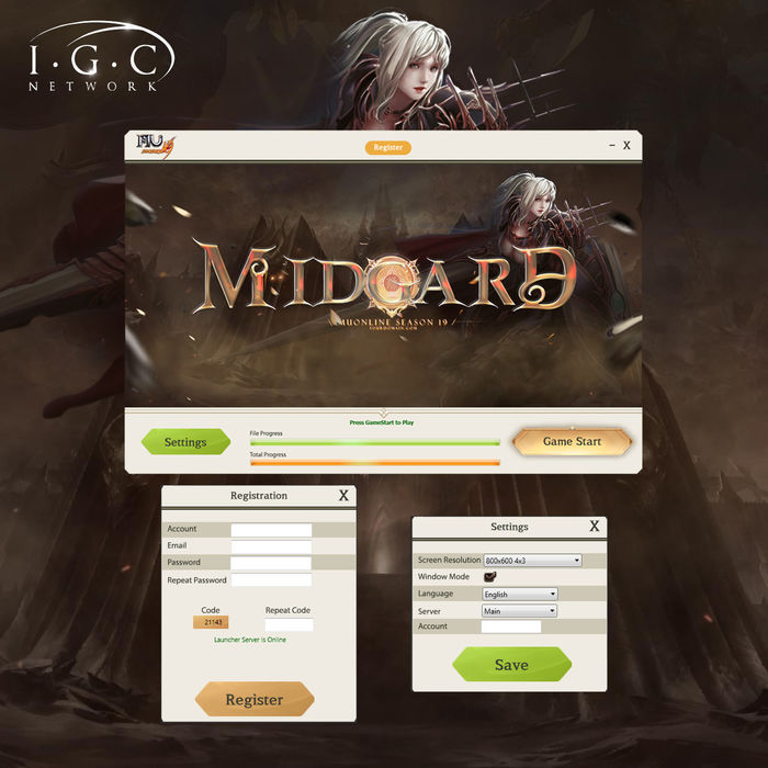 Midgard Launcher IGCN theme