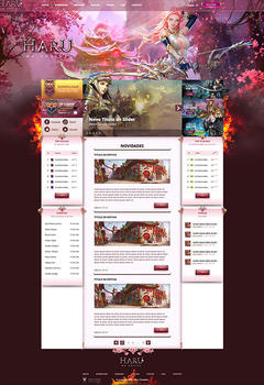 Haru Mu Game Website Template